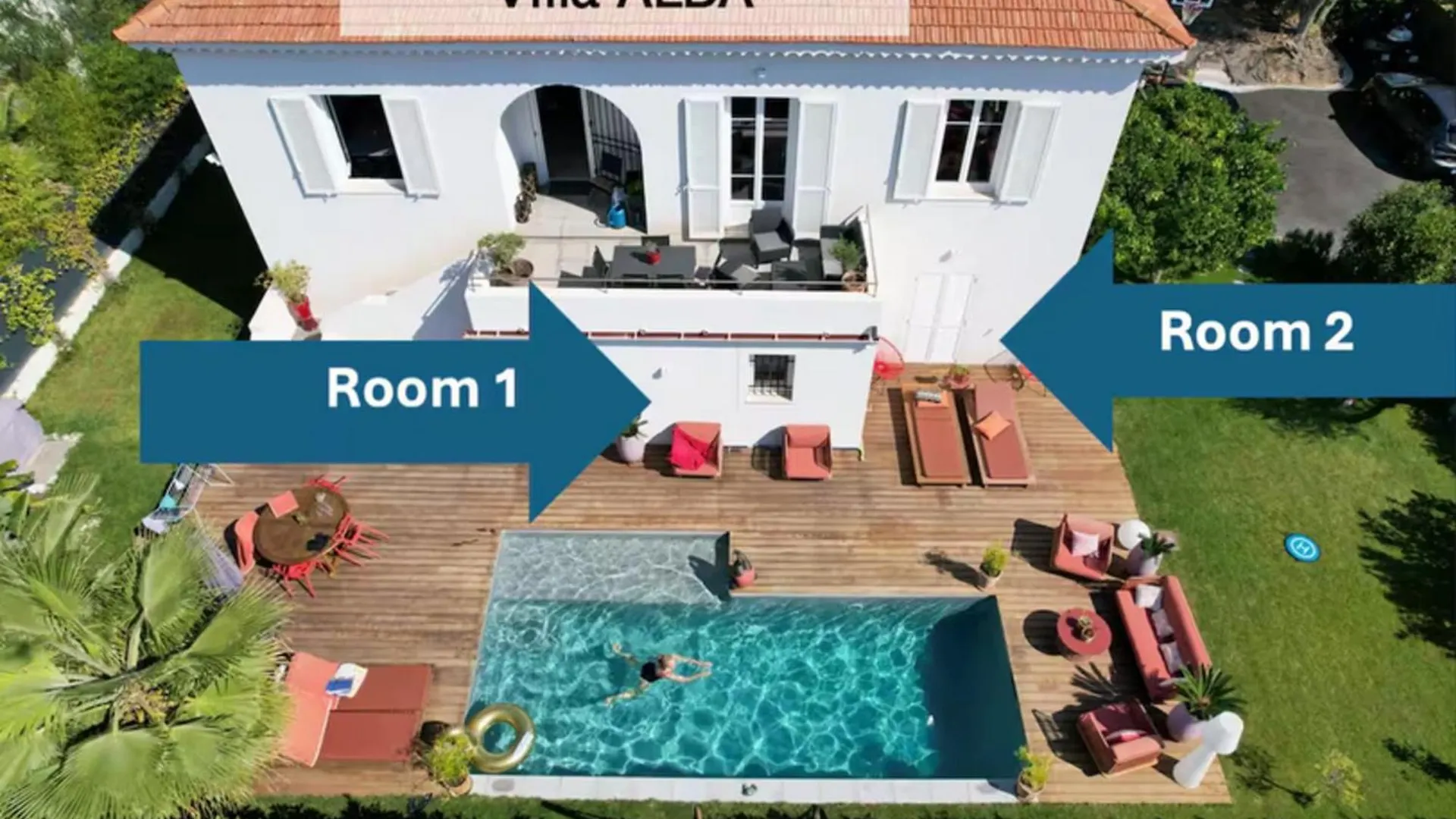 Private Room With Garden Pool And Sea View Nice 0*,
